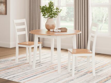 Gesthaven Dining Table and 2 Chairs - Ashley Direct