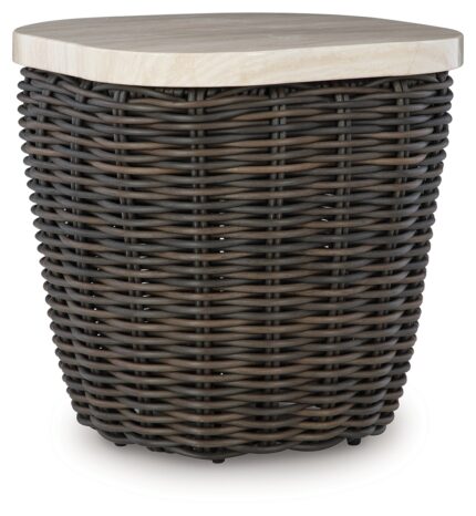 Kimora Outdoor End Table - Ashley Direct