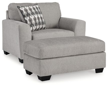 Avenal Park Oversized Chair and Ottoman - Ashley Direct