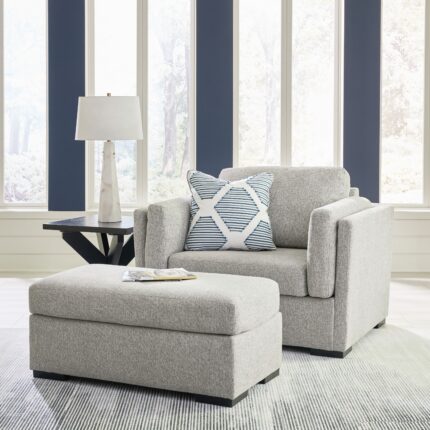 Evansley Oversized Chair and Ottoman - Ashley Direct