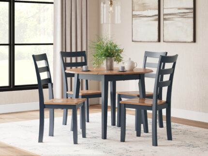 Gesthaven Dining Table and 4 Chairs - Ashley Direct