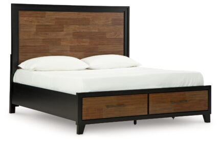 Kraeburn California King Panel Storage Bed - Ashley Direct