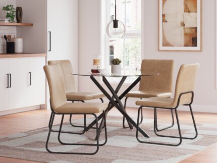 Pharwynn Dining Table and 4 Chairs - Ashley Direct