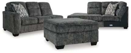Lonoke 2-Piece Sectional and Ottoman - Ashley Direct
