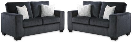 Altari Set of 2 Loveseats - Ashley Direct