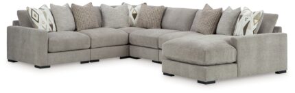 Aslan Court 6-Piece Sectional with Chaise - Ashley Direct