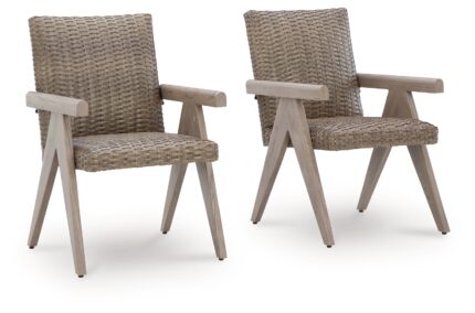 Cliff Trails Outdoor Arm Chair (Set of 2) - Ashley Direct