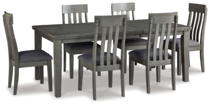 Hallanden Dining Table and 6 Chairs - Ashley Direct