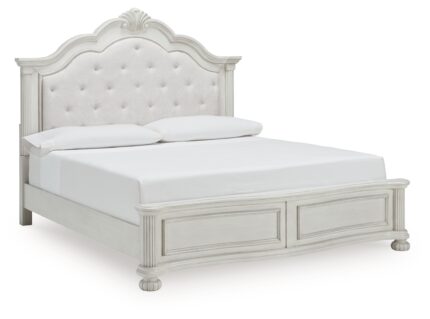 Montelaine California King Upholstered Panel Bed - Ashley Direct
