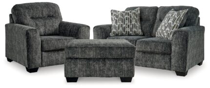 Lonoke Loveseat, Oversized Chair and Ottoman - Ashley Direct