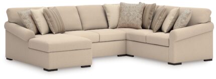 LadyMae 4-Piece Sectional with Chaise - Ashley Direct