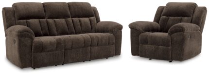 Frohn Reclining Sofa and Recliner - Ashley Direct