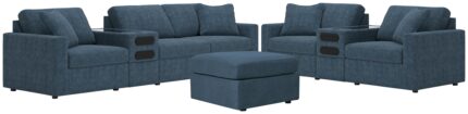 Modmax 4-Piece Sectional Sofa, 3-Piece Sectional Loveseat and Ottoman - Ashley Direct