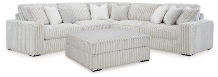 Stupendous 3-Piece Sectional and Ottoman - Ashley Direct