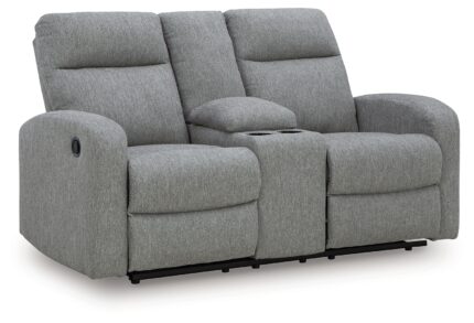Gauntlet Reclining Loveseat with Console - Ashley Direct