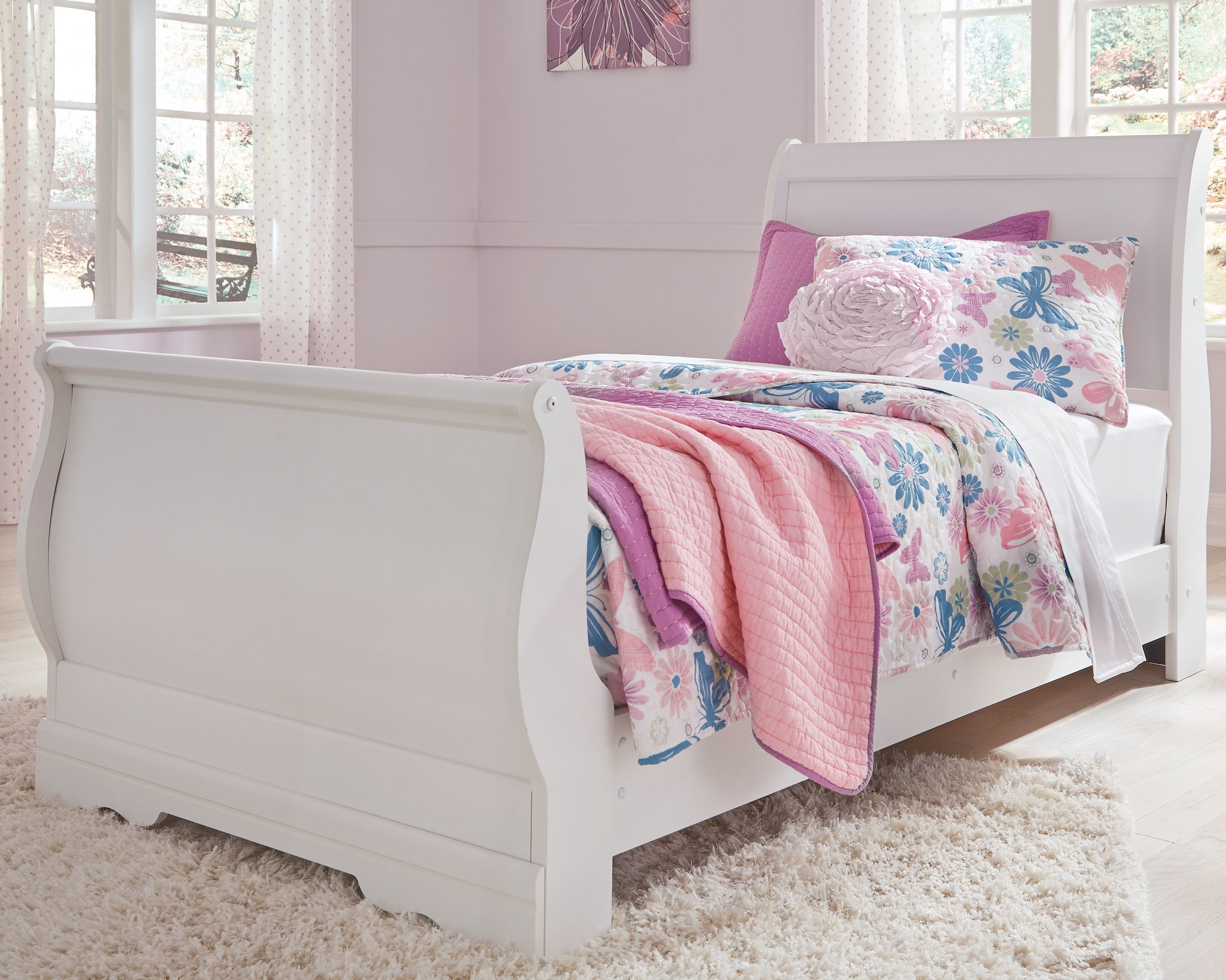 Anarasia Twin Sleigh Bed product image