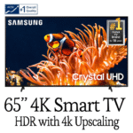 UN65DU8000F Samsung 65″ Smart 4K TV Stand product image