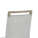 Tabitha Set of 2 Light Oak Finish Dining Side Chairs with Light Gray Fabric product image