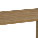 Darla 66" Rectangular Walnut Oak Sled Dining Table product image