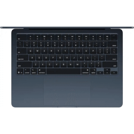 MacBook Air 13-inch Laptop Apple M4 chip Built for Apple Intelligence 16GB Memory 256GB SSD Midnight top view product image