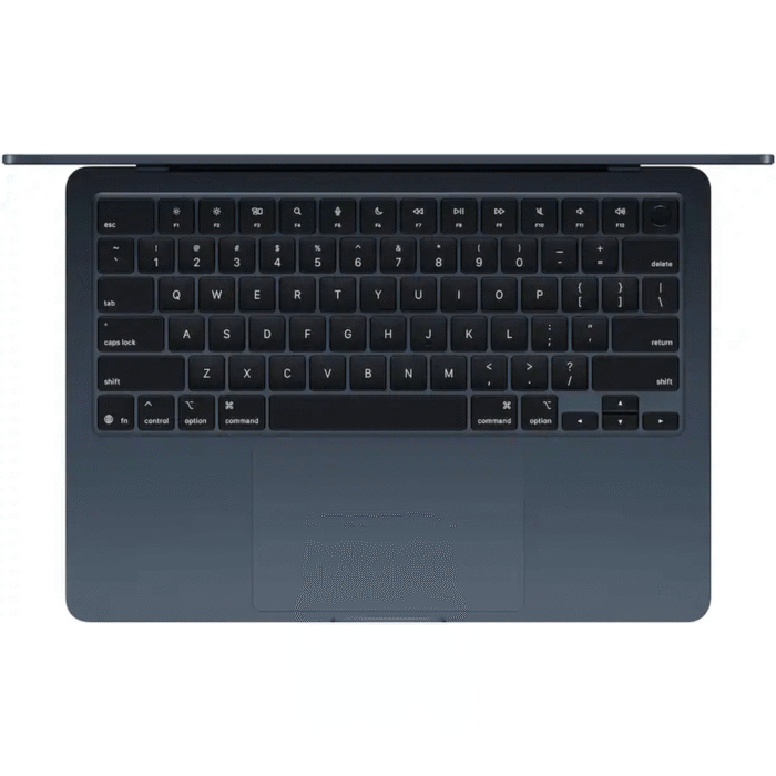 MacBook Air 13-inch Laptop Apple M4 chip Built for Apple Intelligence 16GB Memory 256GB SSD Midnight top view product image