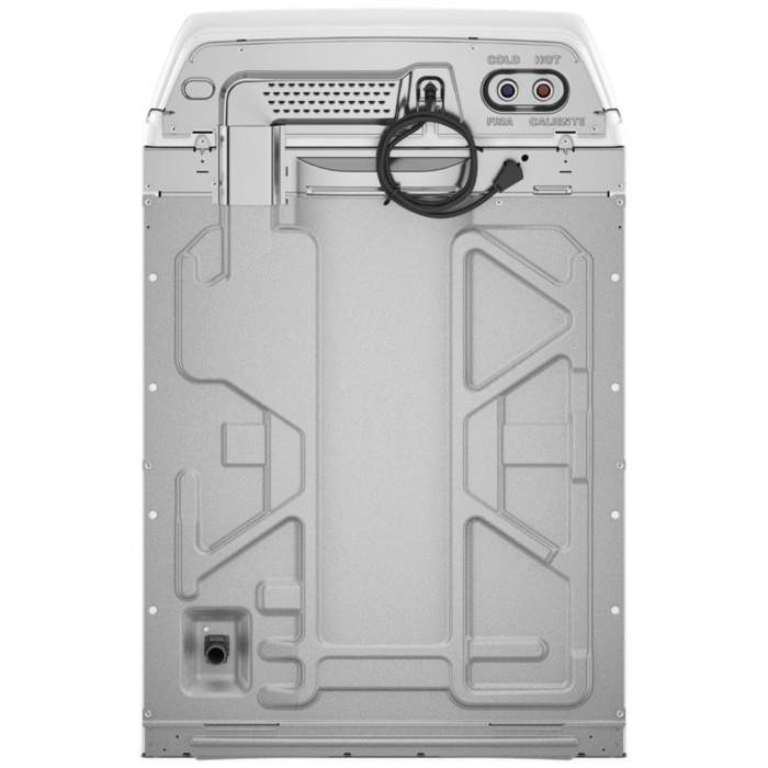 WTW4107SW Whirlpool® 4.2 - 4.3 Cu. Ft. Top Load Washer with 2-in-1 Removable Agitator back product image