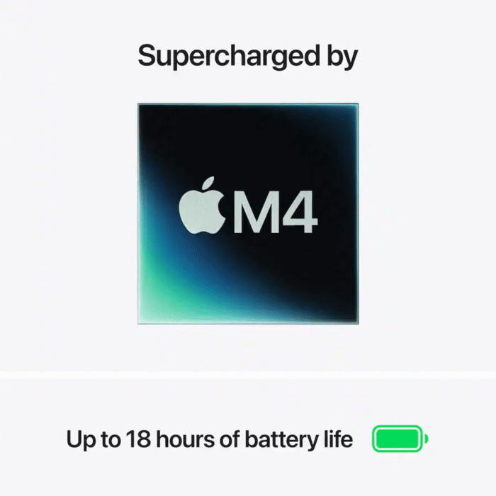 MacBook Air 13-inch Laptop Apple M4 chip Built for Apple Intelligence 16GB Memory 256GB SSD Midnight m4 chip product image