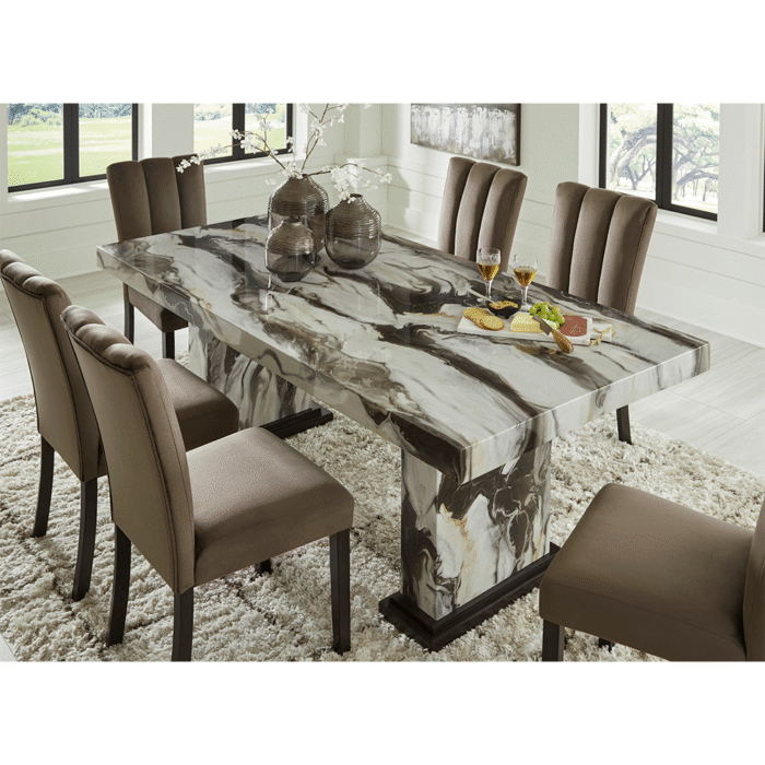 PCD581-7PC Jeshina Dining Set By Ashley Furniture top angle product image