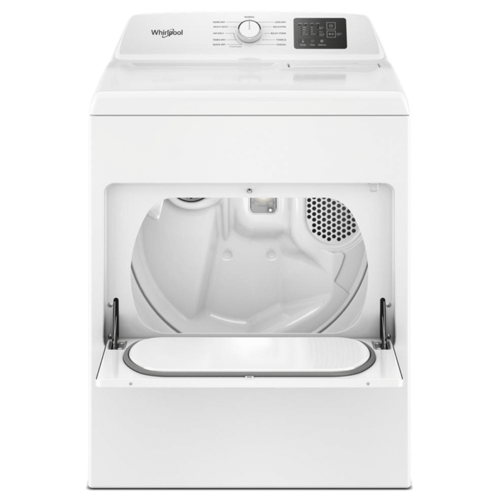 WGD4107SW 7.0 cu. ft. Gas Dryer with Adaptive Dry - Vented Top Load Matching head on open product image