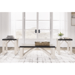 Dorrinson Table 3 Piece Table Set By Ashley end table head on in room product image