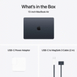 MacBook Air 13-inch Laptop Apple M4 chip Built for Apple Intelligence 16GB Memory 256GB SSD Whats in the box product image