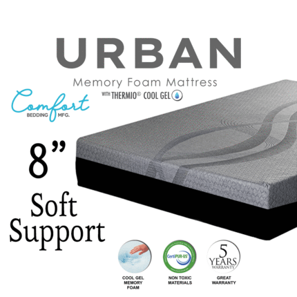 Urban Cool Memory Foam Mattress By Comfort Bedding