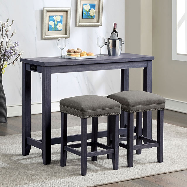 Caerleon 3 Pc. Counter Ht. Set - Furniture of America product image