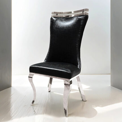 Palazzo Silver Chair (2/CTN) - Furniture of America product image