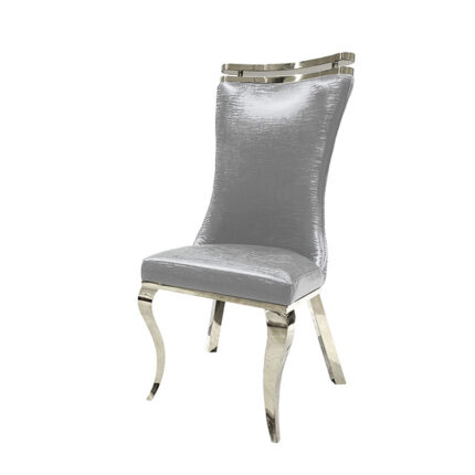 Palazzo Silver Chair (2/CTN) - Furniture of America product image