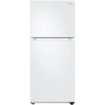 RT18M6215WW Samsung 17.6-cu ft Standard-Depth 29-in Wide Top-Freezer Refrigerator with Ice Maker in White product image