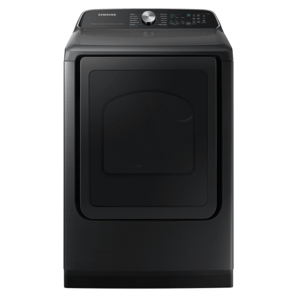 DVG55CG7100V Samsung 7.4 cu. ft. Smart Gas Dryer with Steam Sanitize+ in Brushed Black product image