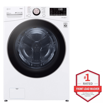 WM4000HWA LG 4.5 cu. ft. Ultra Large Capacity Smart Wi-Fi Enabled Front Load Washer with TurboWash 360 and Built-In Intelligence product image
