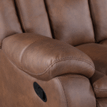 Morello Reclining Sofa and Loveseat By New Classic Furniture arm close up product image