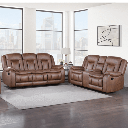 Morello Reclining Sofa and Loveseat By New Classic Furniture product image