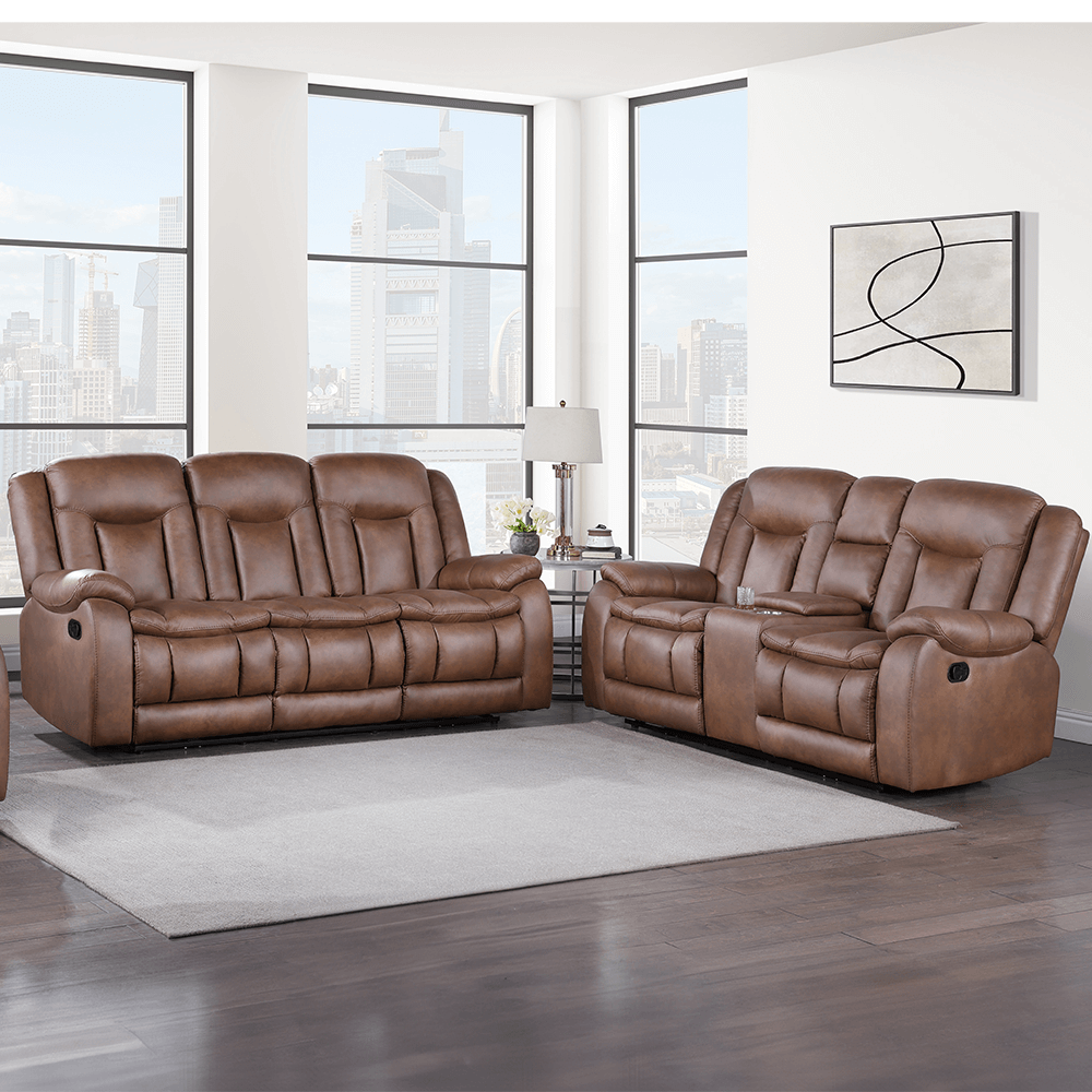 Morello Reclining Sofa and Loveseat By New Classic Furniture Morello Reclining Sofa and Loveseat By New Classic Furniture product image