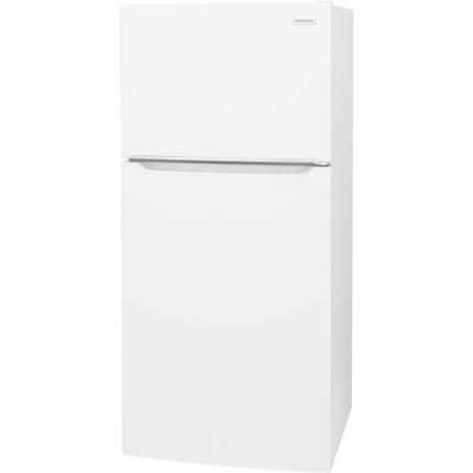 FFTR2045VW Frigidaire 20 Cu. Ft. Garage Ready Top Freezer Refrigerator in White Angled product image