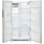 FRSS2623AW Frigidaire 26 Cu. Ft. 36" Standard Depth Side by Side Refrigerator doors open product image