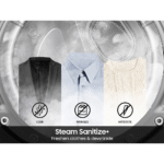 DVG45B6300W Samsung 7.5 Cu. Ft. Front Load Gas Dryer steam feature product image