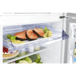 RT18M6215WW Samsung 17.6-cu ft Standard-Depth 29-in Wide Top-Freezer Refrigerator with Ice Maker in White pantry open product image