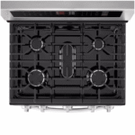 LDGL6924S LG 6.9 cu. ft. Smart Gas Double Oven Freestanding Range with ProBake Convection, Air Fry & Air Sous Vide top viewproduct image