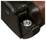 Nikko Sofa and Loveseat Set By New Classic Furniture hidden cup holders product image