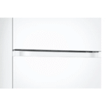 RT18M6215WW Samsung 17.6-cu ft Standard-Depth 29-in Wide Top-Freezer Refrigerator with Ice Maker in White handle close up product image
