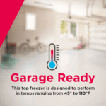 FFTR2045VB Frigidaire 20 Cu. Ft. Garage Ready Top Freezer Refrigerator garage ready product image