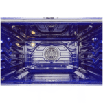 LDGL6924S LG 6.9 cu. ft. Smart Gas Double Oven Freestanding Range with ProBake Convection, Air Fry & Air Sous Vide control close up top oven close up product image